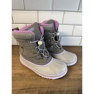 Khombu Lucy Fleece Snow Boot Kids Size 2